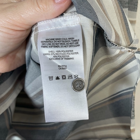 Columbia Ladies Button Down Stripe Long Sleeve Sz XL - Picture 5 of 8